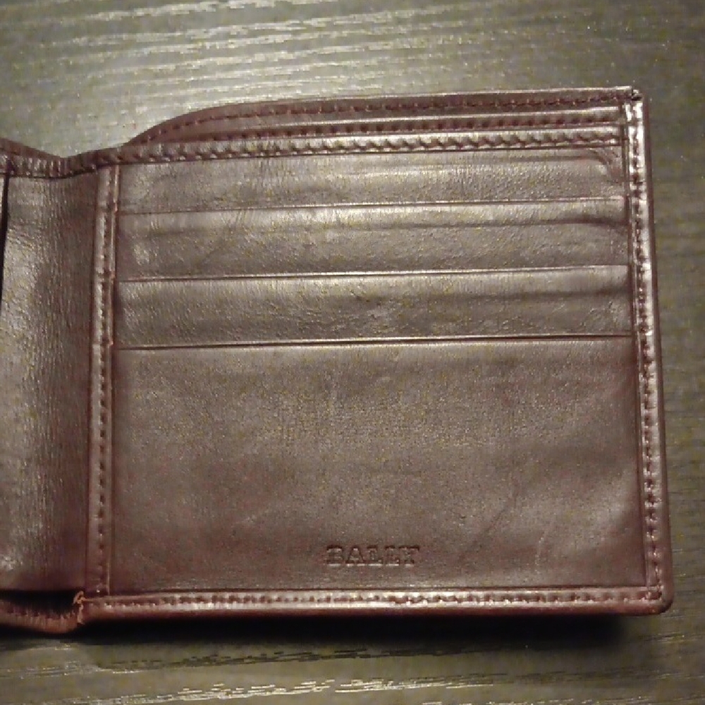 Bally Vintage Dark Brown Leather Wallet (EUC) - Picture 7 of 12